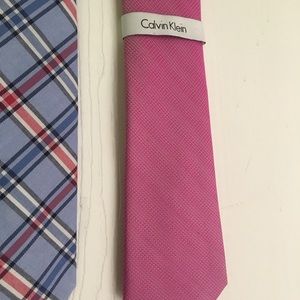 Calvin Klein Pink Tie